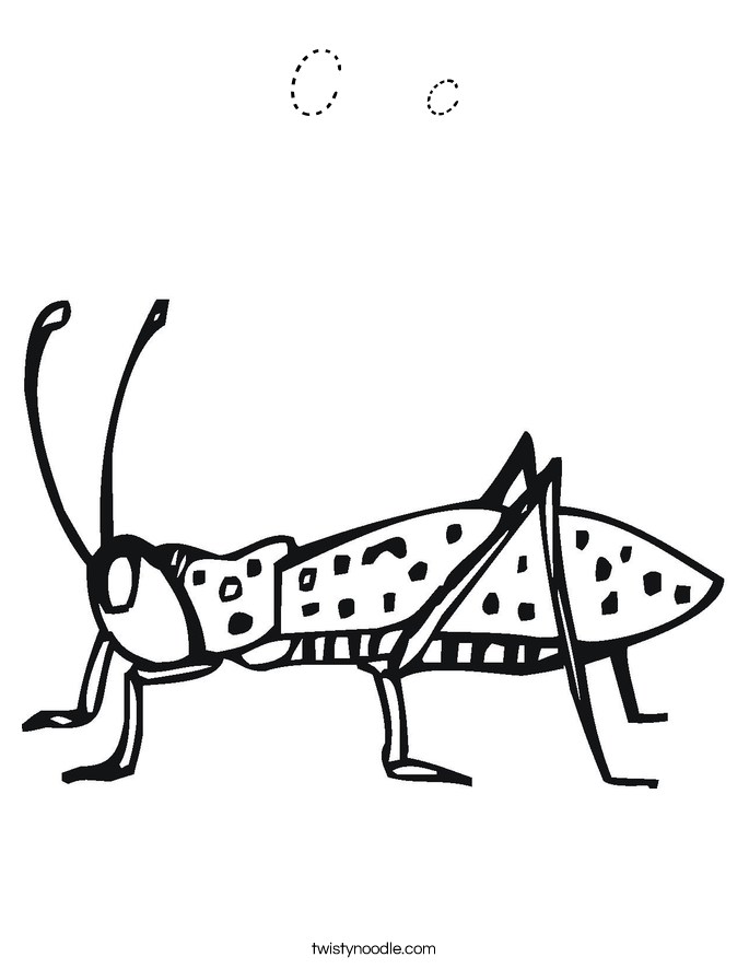 C  c Coloring Page