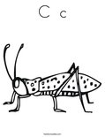 C  c Coloring Page