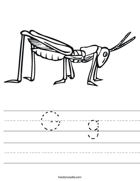 Grasshopper Worksheet