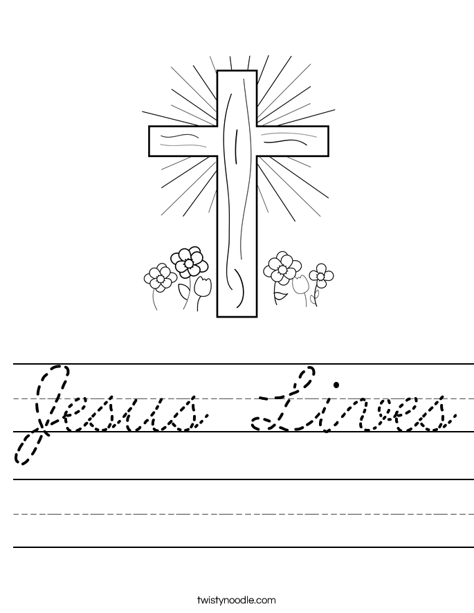 Jesus Lives Worksheet