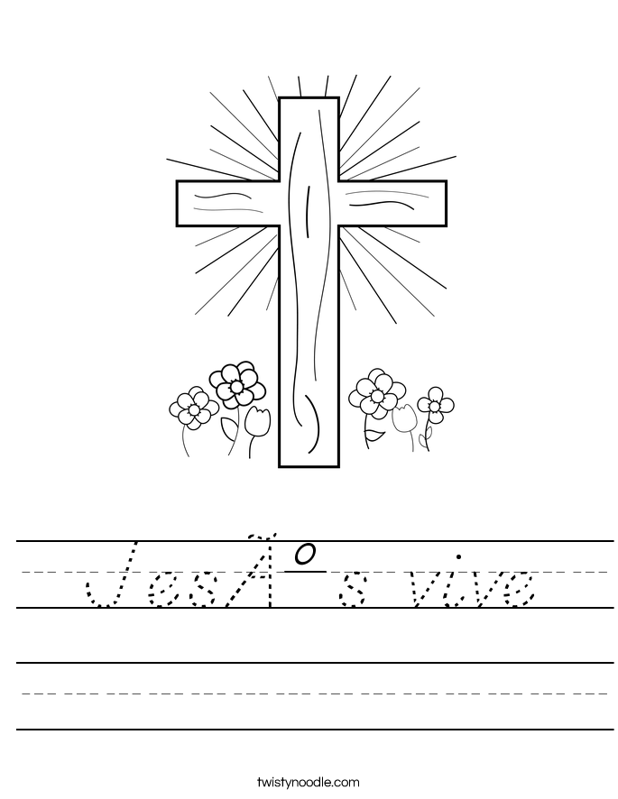 Jesús vive Worksheet