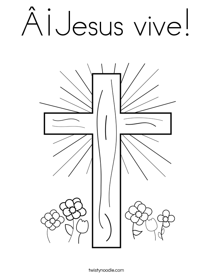 ¡Jesus vive! Coloring Page