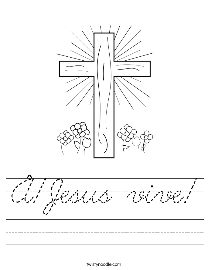 ¡Jesus vive! Worksheet