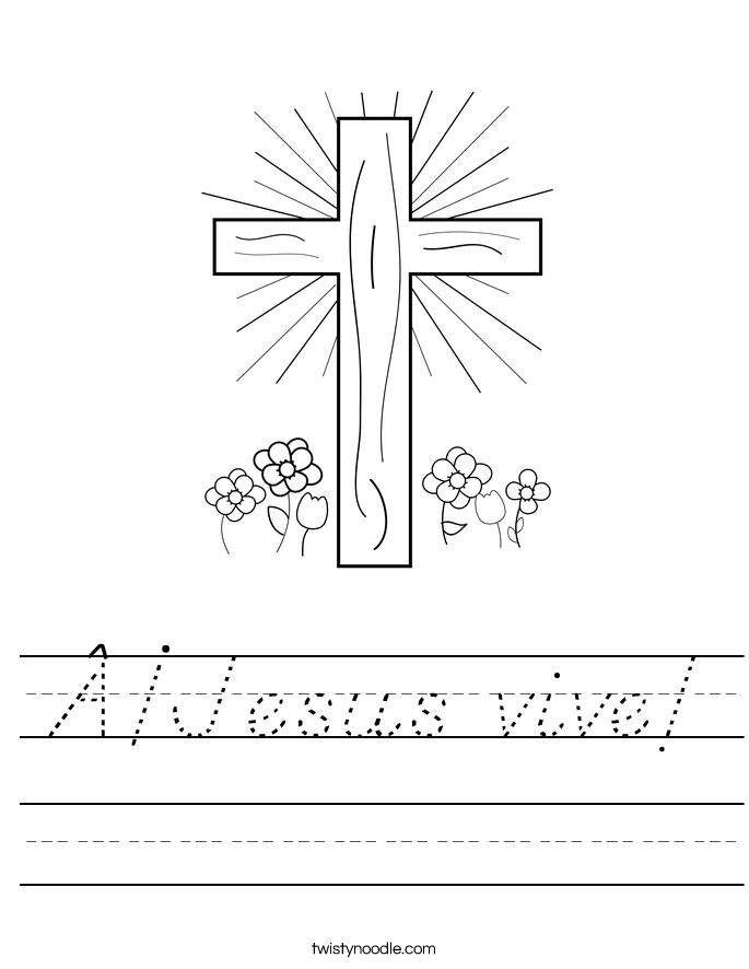¡Jesus vive! Worksheet
