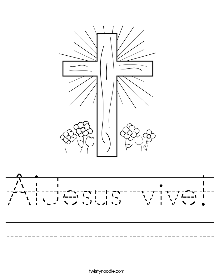 ¡Jesus vive! Worksheet