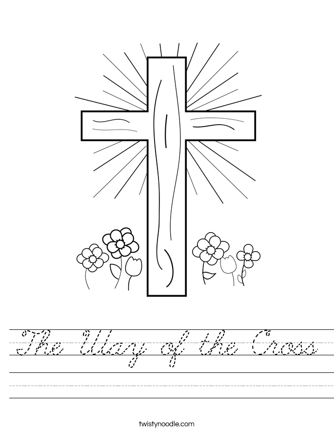 The Way of the Cross Worksheet