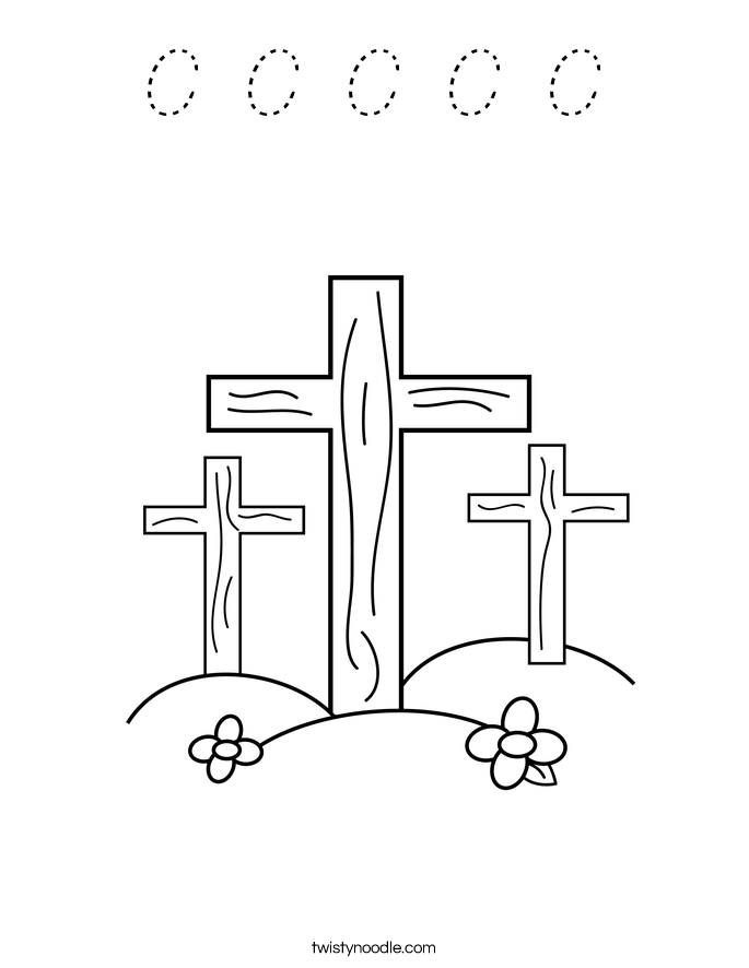 C C C C C Coloring Page
