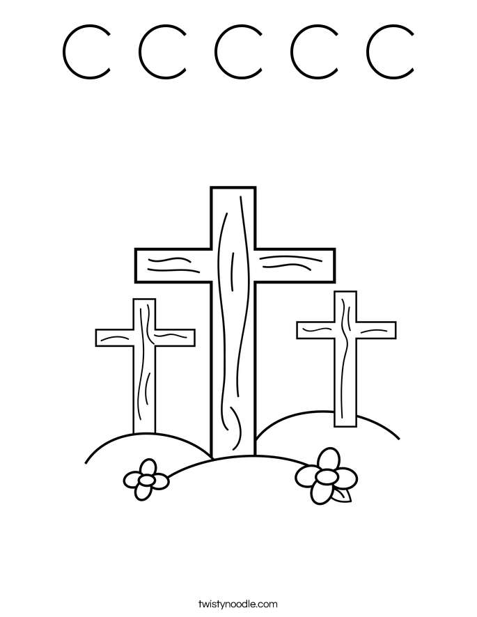 C C C C C Coloring Page