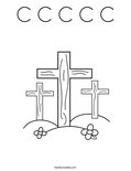 C C C C C Coloring Page