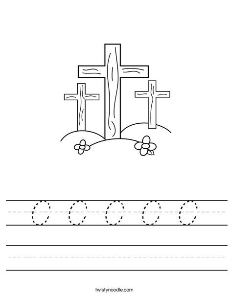 Crosses on a Hill Worksheet