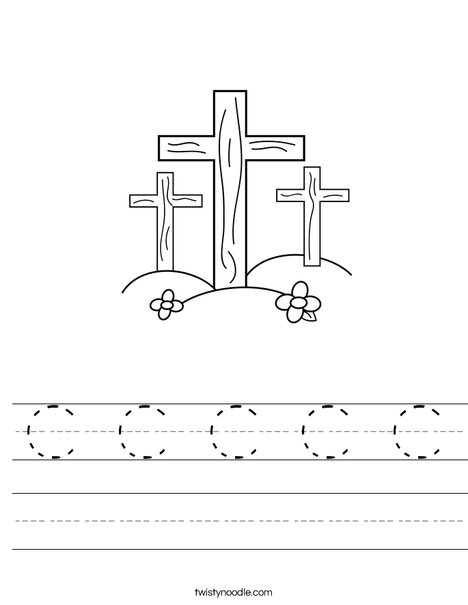 Crosses on a Hill Worksheet