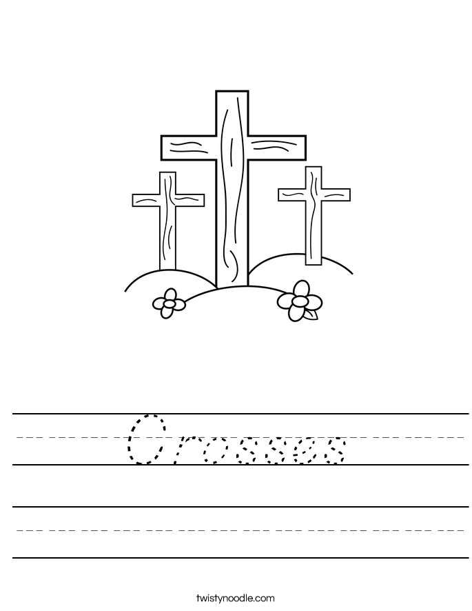 Crosses Worksheet