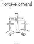 Forgive others!Coloring Page