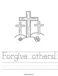 Forgive others! Worksheet