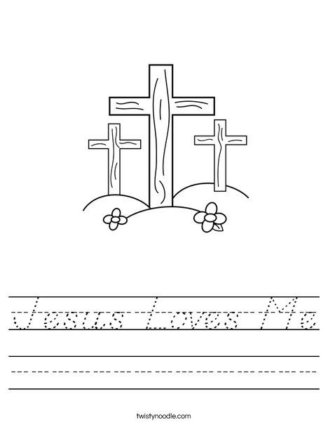 Crosses on a Hill Worksheet