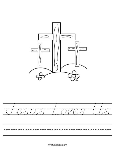 Crosses on a Hill Worksheet