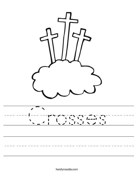 Crosses Worksheet