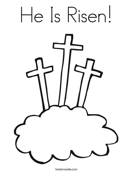 Crosses Coloring Page