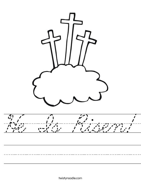 Crosses Worksheet