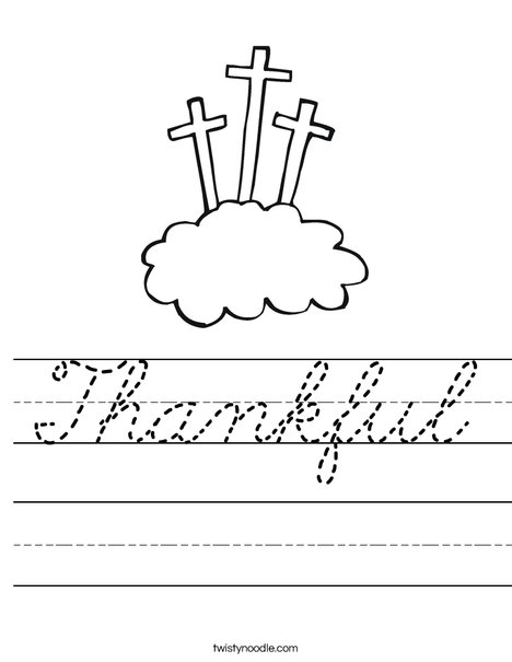 Crosses Worksheet