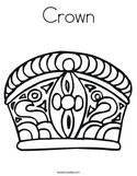 Crown Coloring Page