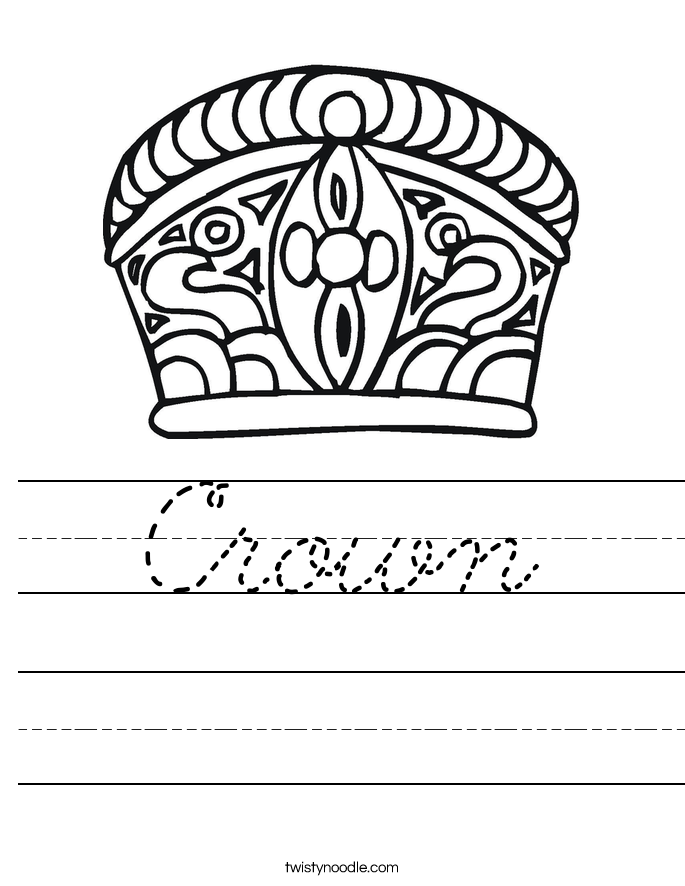Crown Worksheet