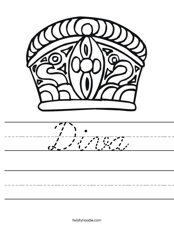 Diva Worksheet