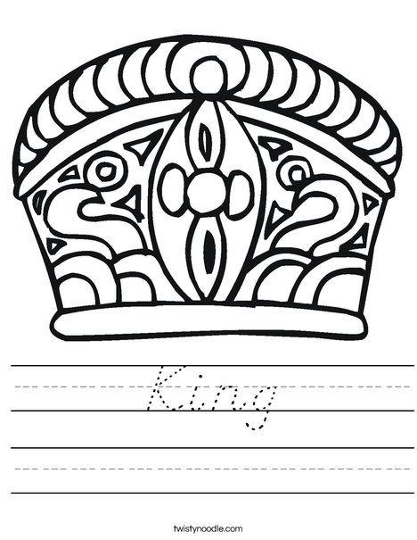 Crown Worksheet