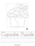 Cupcake Puzzle Worksheet
