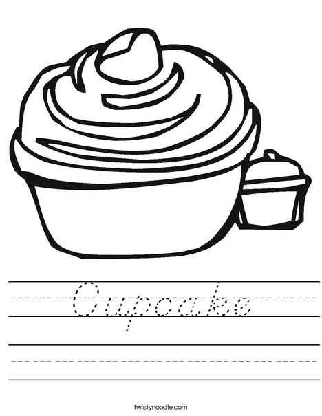 Cupcake Worksheet
