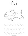 fish Coloring Page