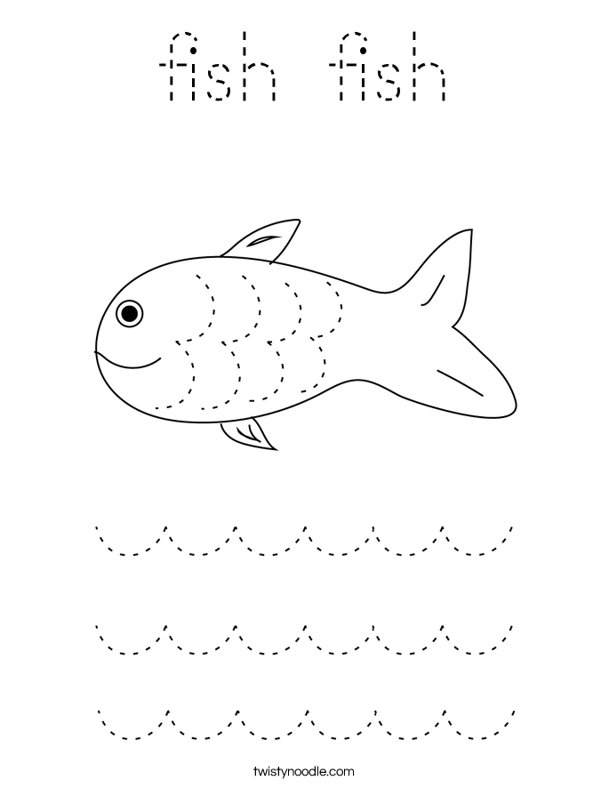 fish fish Coloring Page