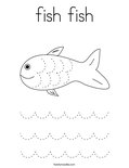 fish fish Coloring Page