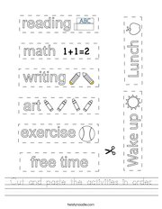 Worksheets - Twisty Noodle