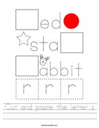 letter r worksheets twisty noodle