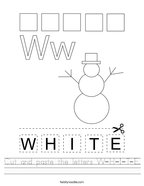 white worksheets twisty noodle