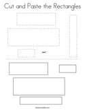 Cut and Paste the Rectangles Coloring Page