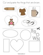 brown coloring pages twisty noodle