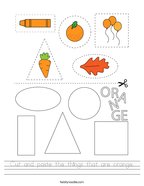 orange worksheets twisty noodle