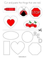 Red Coloring Pages - Twisty Noodle red-coloring-pages-twisty-noodle