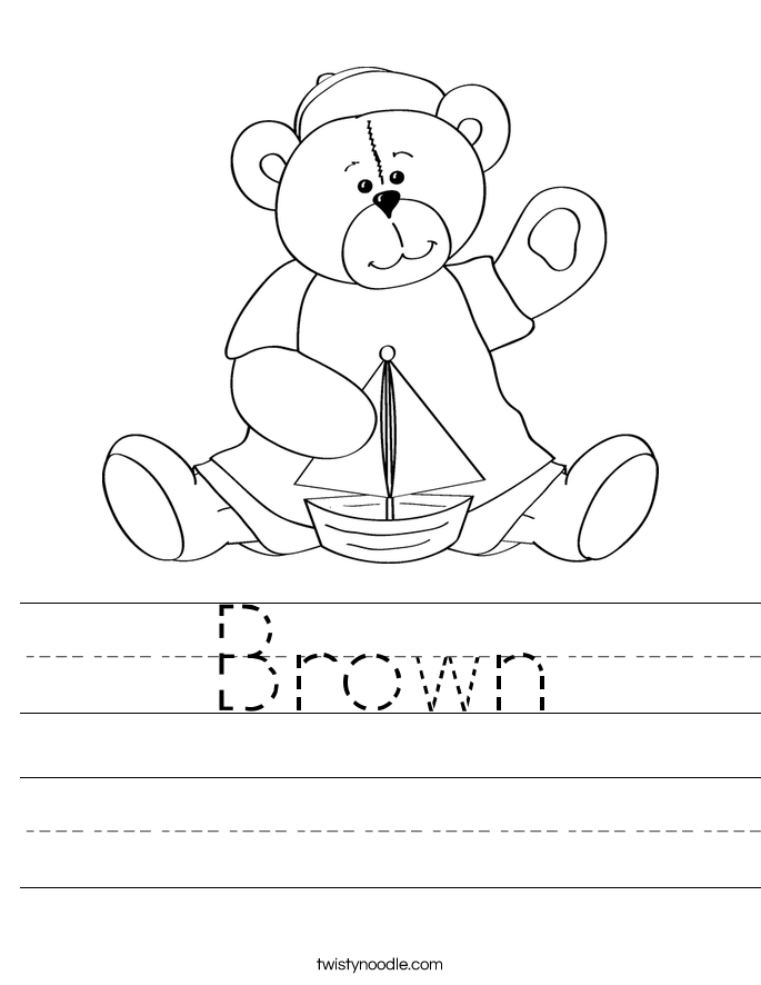 Brown Worksheet