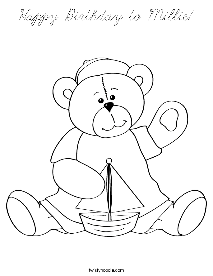  Coloring Page