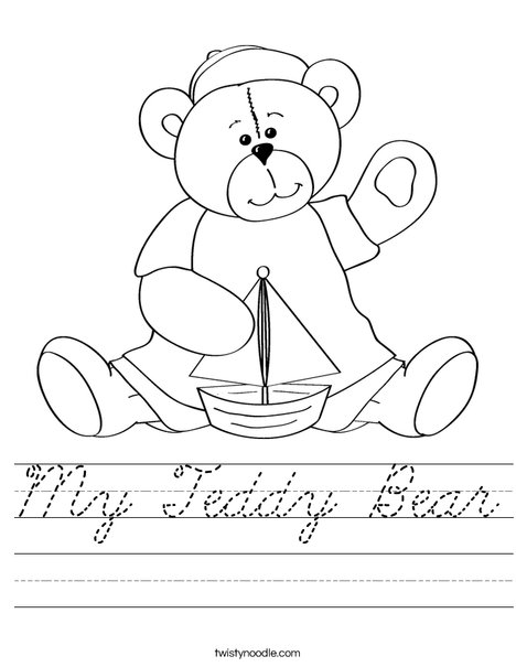 Cutie Bear 4 Worksheet