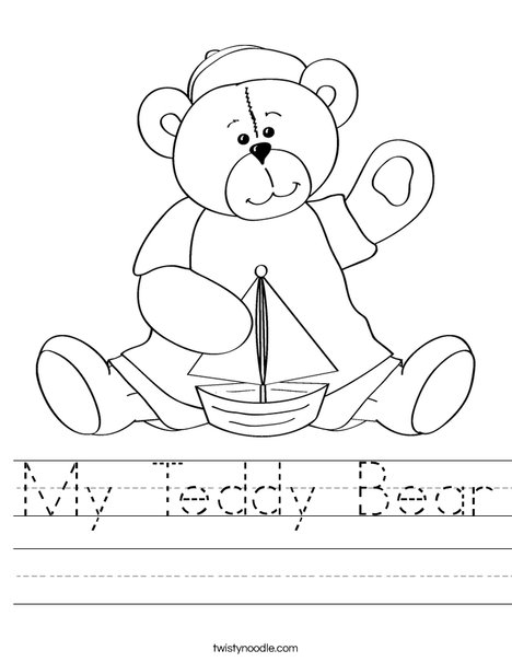 Cutie Bear 4 Worksheet