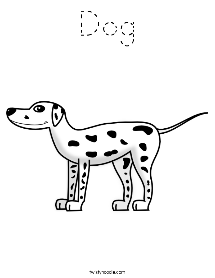 Dog Coloring Page