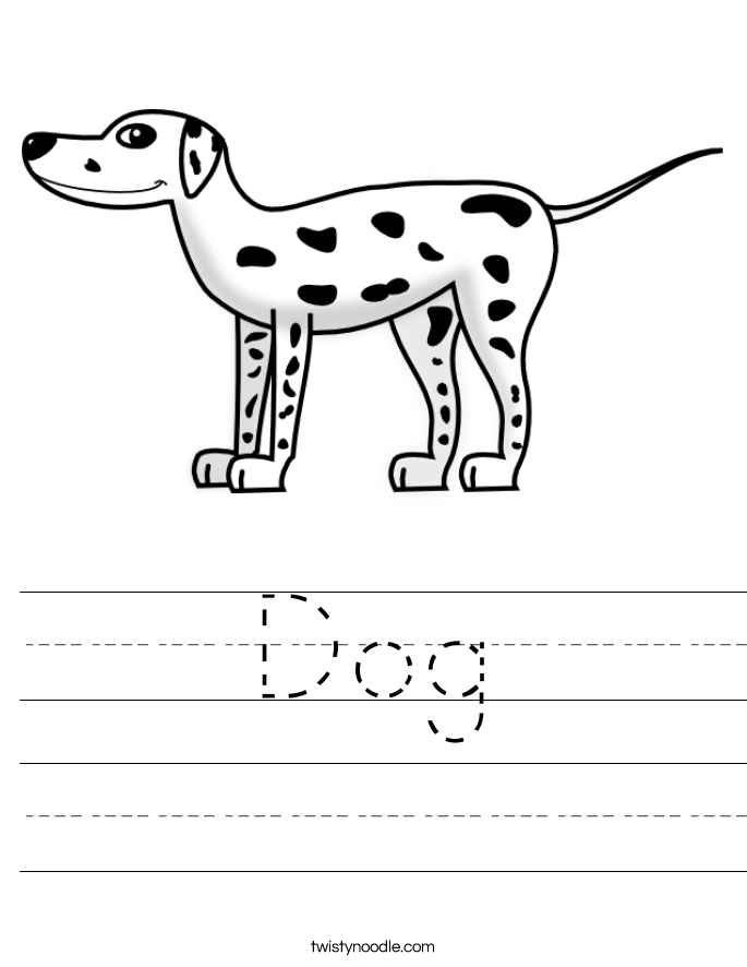 Dog Worksheet
