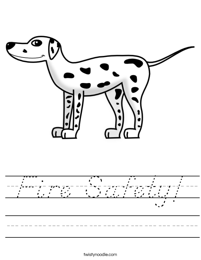 Fire Safety! Worksheet