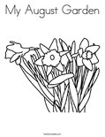 My August Garden Coloring Page