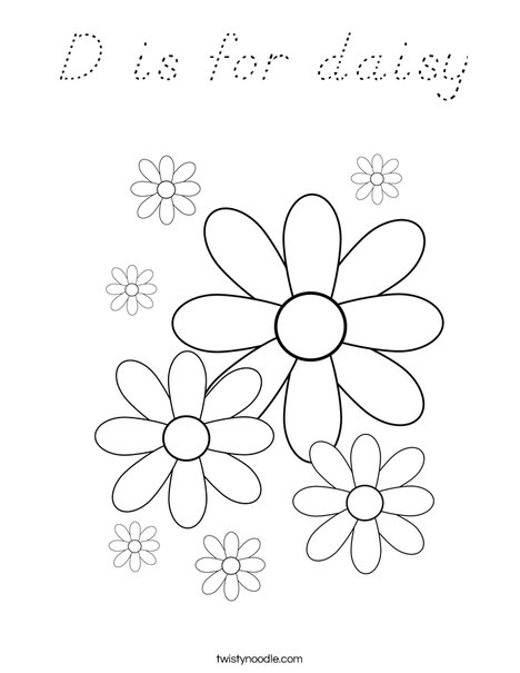 Daisy Coloring Page