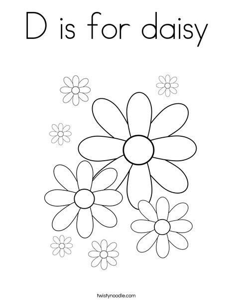 Daisy Coloring Page